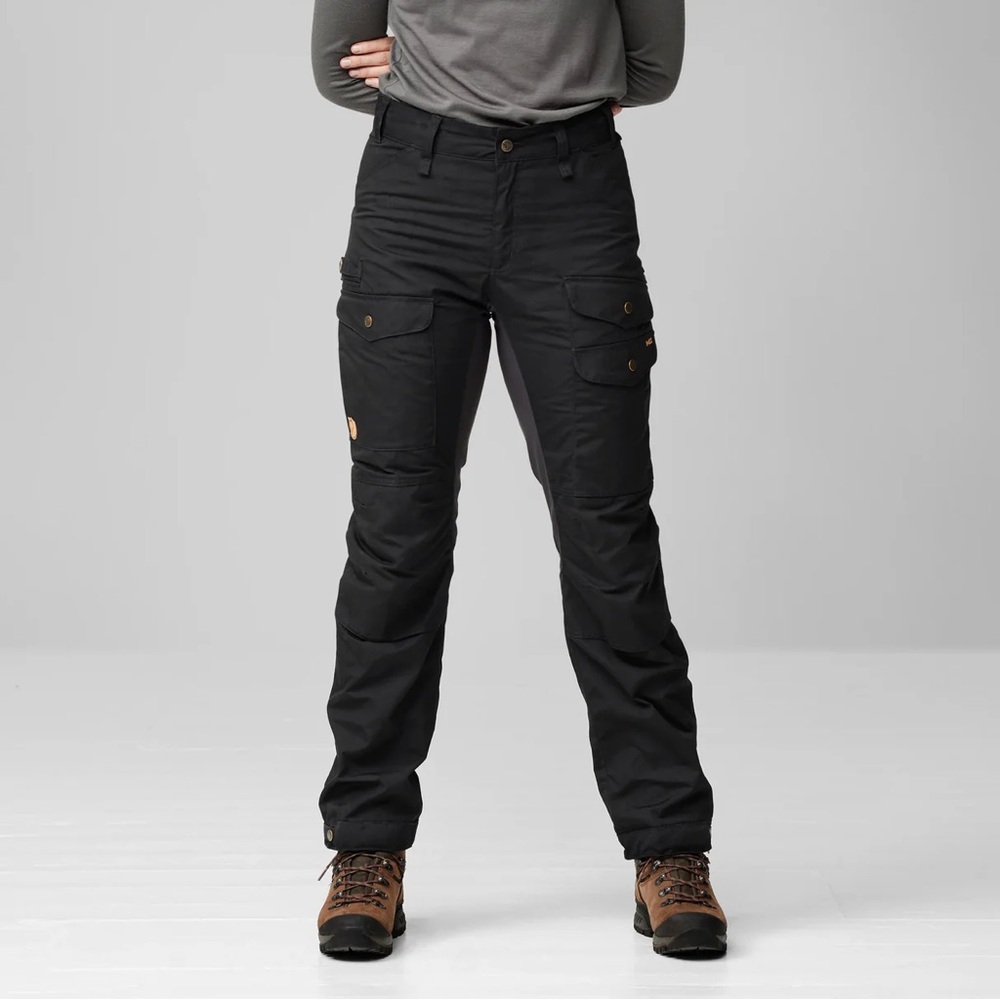 Fjallraven Women's Black Utility Trousers